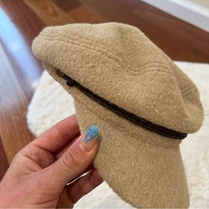 Brixton Tan Fiddler Cap Size XS